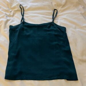 Stunning Silk Layered French Connection Emerald Green Camisole